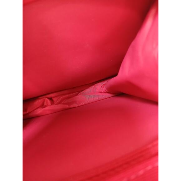 Rare Yves Saint Laurent Parfums Makeup Clutch Bag w YSL Pendent Zip Pull VINTG - Picture 13 of 16